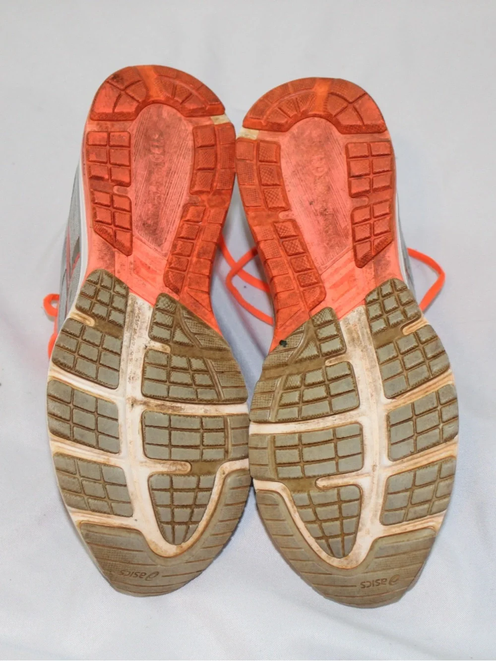 Asics GT-1000 Running Shoes Womens Size 10 Gray Orange FlyteFoam